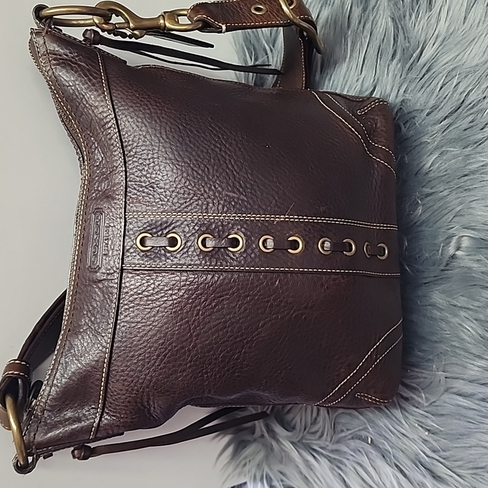 Coach Chelsea laced duffle crossbody/shoulder bag
